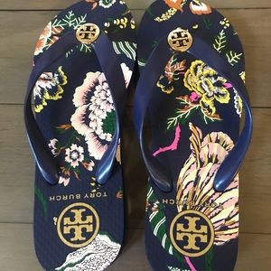 Tory Burch Size 6 Flip Flops